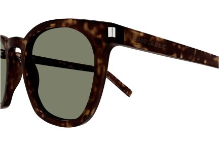 Okulary przeciwsłoneczne Saint Laurent SL28 049 Kwadratowe Havana