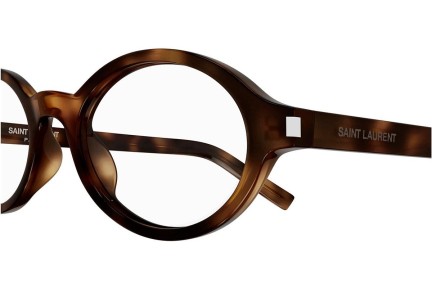 Okulary korekcyjne Saint Laurent SL751JEANNEOPT 003 Owalne Havana