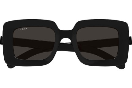 Okulary przeciwsłoneczne Gucci GG1718S 001 Kwadratowe Czarne