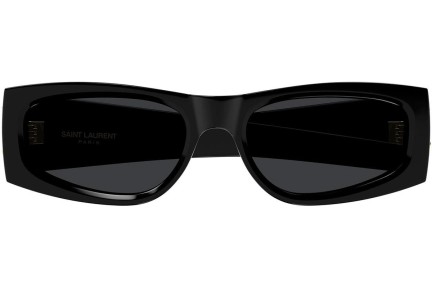 Okulary przeciwsłoneczne Saint Laurent SLM140 001 Owalne Czarne