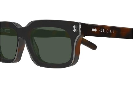 Okulary przeciwsłoneczne Gucci GG1711S 002 Kwadratowe Havana