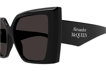 Okulary przeciwsłoneczne Alexander McQueen AM0467S 001 Kwadratowe Czarne