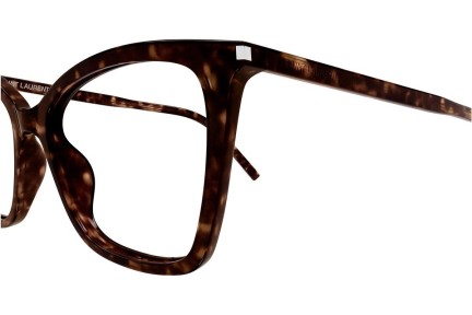 Okulary korekcyjne Saint Laurent SL386 013 Kocie oczy Havana