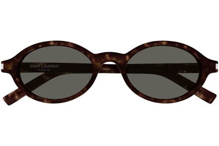 Okulary przeciwsłoneczne Saint Laurent SL751JEANNE 002 Owalne Havana