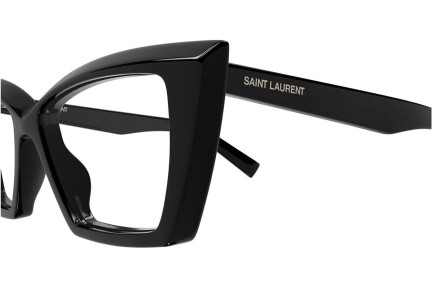 Okulary korekcyjne Saint Laurent SL657OPT 001 Kocie oczy Czarne