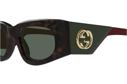 Okulary przeciwsłoneczne Gucci GG1664S 002 Kwadratowe Havana