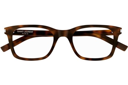 Okulary korekcyjne Saint Laurent SL718SLIM 007 Kwadratowe Havana