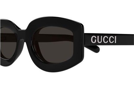 Okulary przeciwsłoneczne Gucci GG1719S 001 Prostokątne Czarne