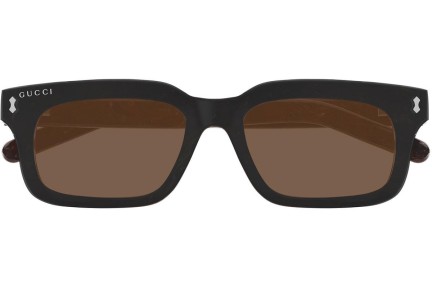 Okulary przeciwsłoneczne Gucci GG1711S 003 Kwadratowe Brązowe