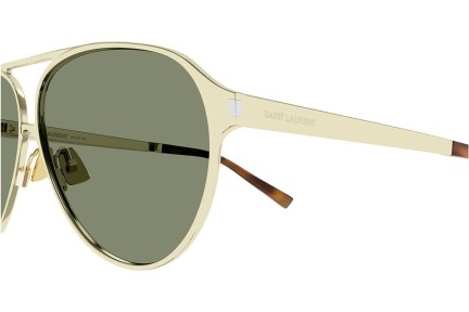 Okulary przeciwsłoneczne Saint Laurent SL734 004 Pilotki (Aviator) Złote