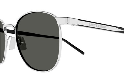 Okulary przeciwsłoneczne Saint Laurent SL747 007 Kwadratowe Srebrne