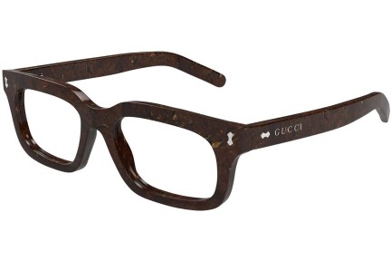 Okulary przeciwsłoneczne Gucci GG1711S 003 Kwadratowe Brązowe