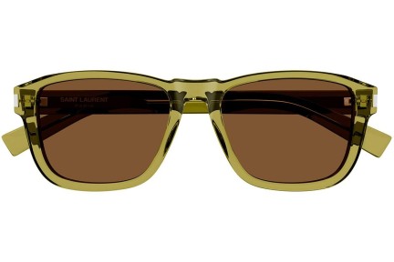 Okulary przeciwsłoneczne Saint Laurent SL710 005 Kwadratowe Zielone