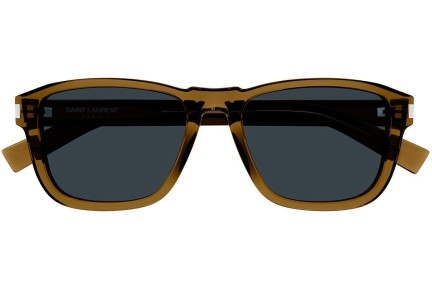 Okulary przeciwsłoneczne Saint Laurent SL710 004 Kwadratowe Brązowe