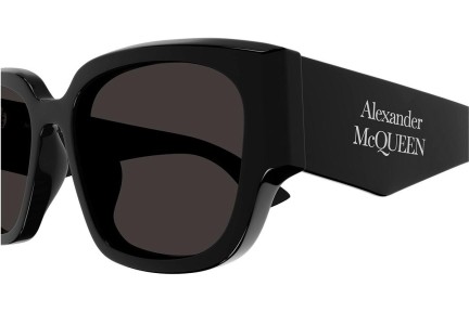 Okulary przeciwsłoneczne Alexander McQueen AM0468S 001 Kwadratowe Czarne