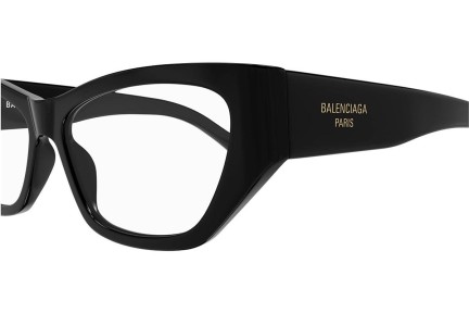 Okulary korekcyjne Balenciaga BB0372O 001 Kwadratowe Czarne