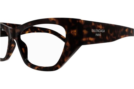 Okulary korekcyjne Balenciaga BB0372O 002 Kwadratowe Havana