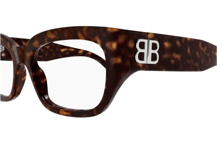 Okulary korekcyjne Balenciaga BB0363O 004 Kwadratowe Havana