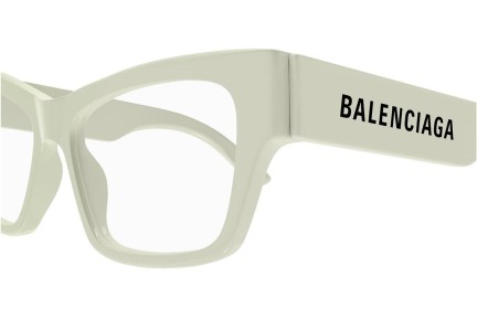 Okulary korekcyjne Balenciaga BB0378O 004 Kwadratowe Beżowe