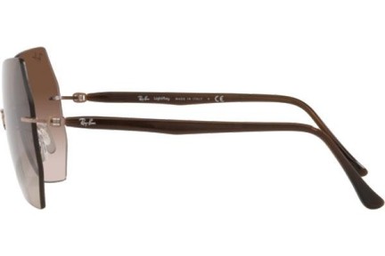 Okulary przeciwsłoneczne Ray-Ban Titanium Collection RB8065 155/13 Kocie oczy Złote