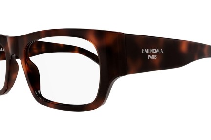 Okulary korekcyjne Balenciaga BB0370O 003 Prostokątne Havana