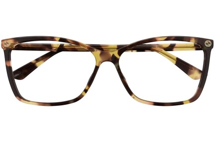 Okulary korekcyjne Gucci GG0025O 014 Kocie oczy Havana