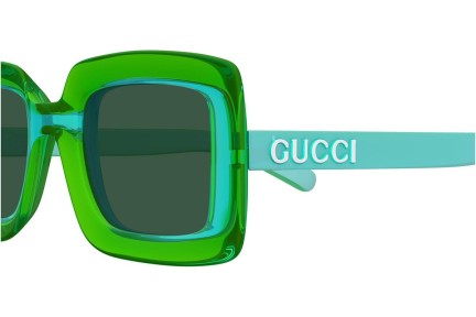 Okulary przeciwsłoneczne Gucci GG1718S 003 Kwadratowe Zielone