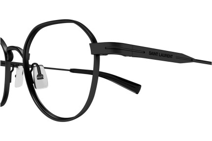 Okulary korekcyjne Saint Laurent SL730 001 Okrągłe Czarne