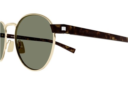 Okulary przeciwsłoneczne Saint Laurent SL707 002 Okrągłe Złote