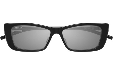 Okulary przeciwsłoneczne Gucci GG1681S 002 Kocie oczy Czarne