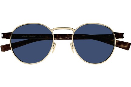 Okulary przeciwsłoneczne Saint Laurent SL707 004 Okrągłe Złote