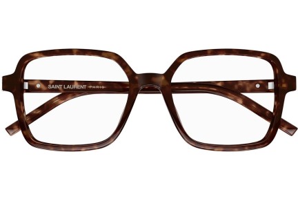 Okulary korekcyjne Saint Laurent SLM139 002 Kwadratowe Havana