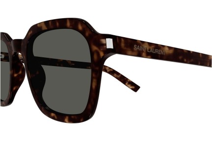 Okulary przeciwsłoneczne Saint Laurent SL715SLIM 002 Kwadratowe Havana