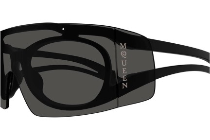 Okulary przeciwsłoneczne Alexander McQueen AM0489S 001 Nieregularny Czarne