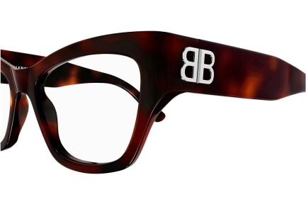 Okulary korekcyjne Balenciaga BB0362O 004 Kwadratowe Havana