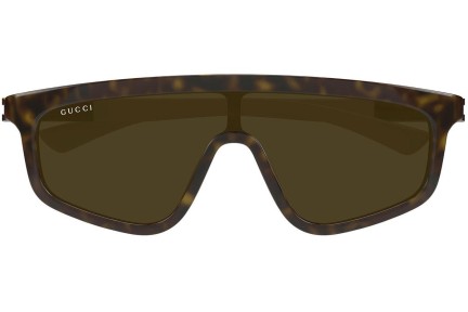 Okulary przeciwsłoneczne Gucci GG1736S 002 Pojedyncze | Shield Havana