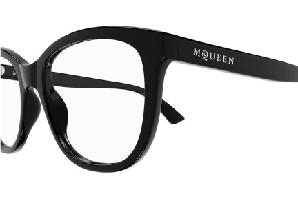 Okulary korekcyjne Alexander McQueen AM0487O 001 Kwadratowe Czarne