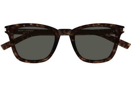 Okulary przeciwsłoneczne Saint Laurent SL716SLIM 002 Kwadratowe Havana