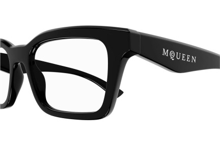 Okulary korekcyjne Alexander McQueen AM0476O 001 Kwadratowe Czarne