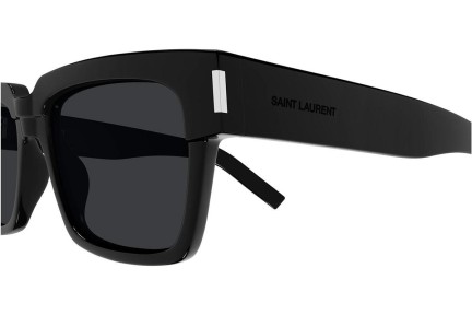 Okulary przeciwsłoneczne Saint Laurent SL732VADIM 001 Kwadratowe Czarne