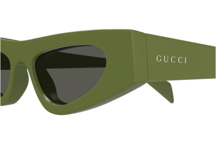 Okulary przeciwsłoneczne Gucci GG1779S 007 Kocie oczy Zielone