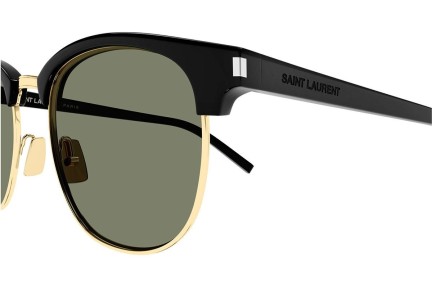 Okulary przeciwsłoneczne Saint Laurent SL108 014 Browline Czarne