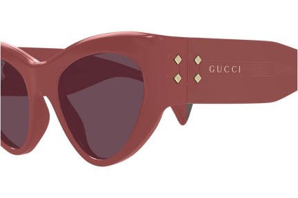 Okulary przeciwsłoneczne Gucci GG1704S 003 Kocie oczy Różowe