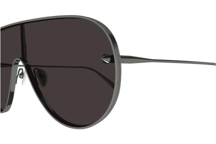 Okulary przeciwsłoneczne Alexander McQueen AM0481S 001 Pojedyncze | Shield Szare