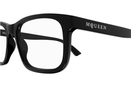 Okulary korekcyjne Alexander McQueen AM0486O 006 Kwadratowe Czarne