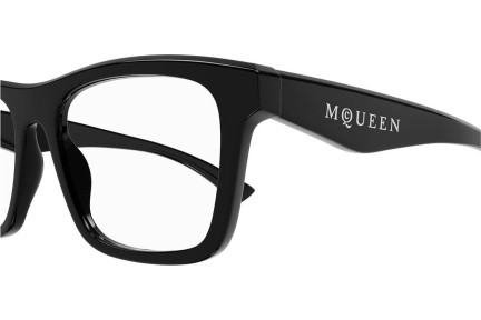 Okulary korekcyjne Alexander McQueen AM0475O 006 Kwadratowe Czarne