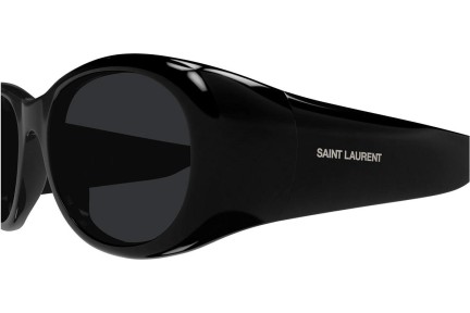 Okulary przeciwsłoneczne Saint Laurent SL736 001 Owalne Czarne