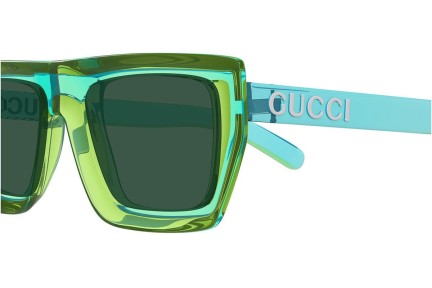 Okulary przeciwsłoneczne Gucci GG1723S 005 Kwadratowe Zielone