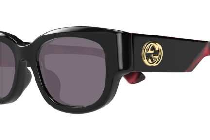 Okulary przeciwsłoneczne Gucci GG1667SK 003 Kwadratowe Czarne