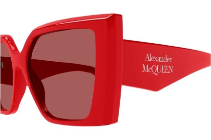 Okulary przeciwsłoneczne Alexander McQueen AM0467S 003 Kwadratowe Czerwone